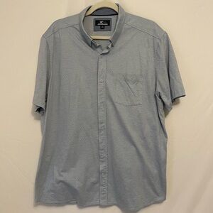 NWOT Men’s Johnston & Murphy XC Flex short sleeve button down, size: XL